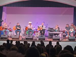 8. May 31 - Alabama June Jam Songwriters show L-R Jamey Johnson, Lee Thomas Miller, Brice Long, Randy Owen, Becky Hobbs, Teddy Gentry
